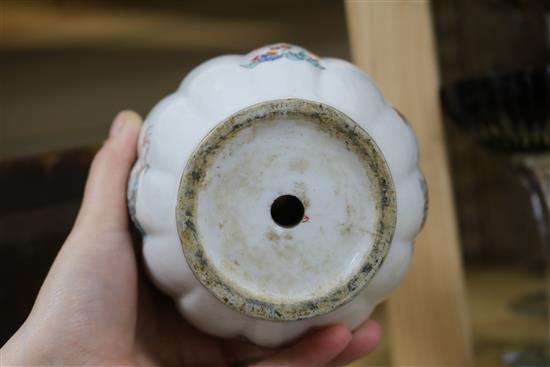 A French porcelain kakiemon bottle vase height 24cm